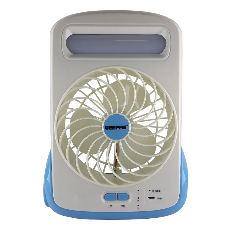 پنکه و چراغ اضطراری جی پاس مدل GF9618