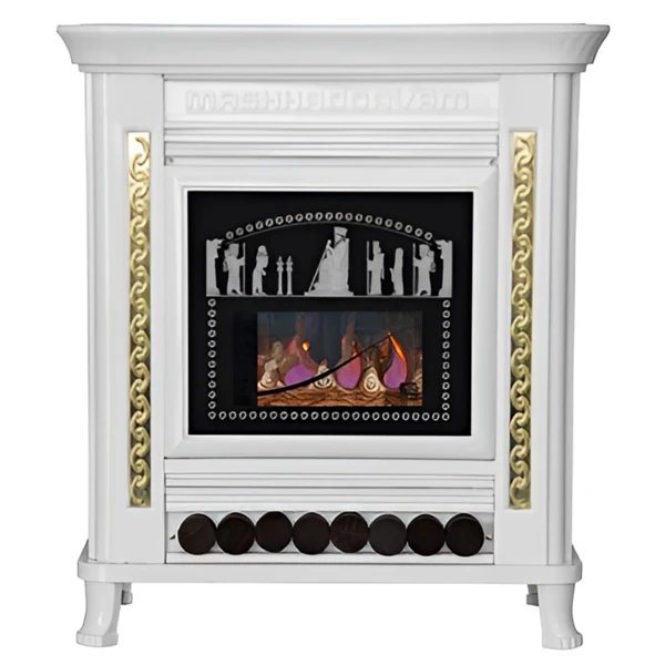 بخاری گازی طرح شومینه مشهد دوام مدل 750 پایه دار MD28