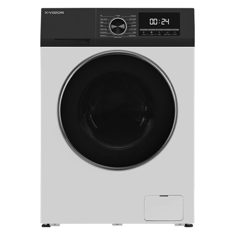 ماشین لباسشویی اتوماتیک ایکس ویژن ظرفیت 8 کیلوگرم مدل TP82-BWD